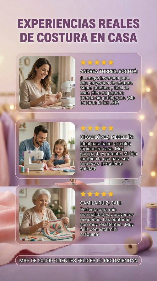 Maquina De Coser Mini Electrica Portatil